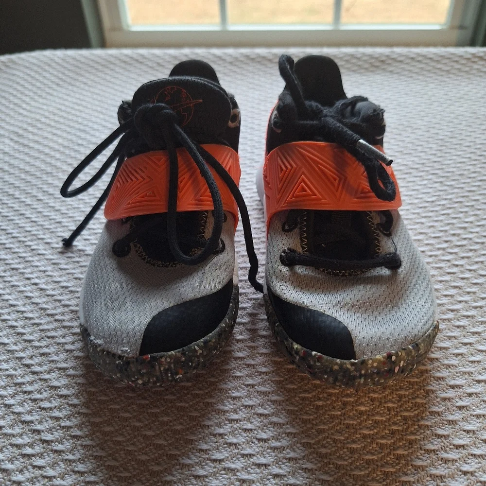 Nike Kids' Sneakers in Orange, Black, and Gray